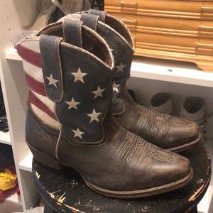 Roper American flag cowgirl boots